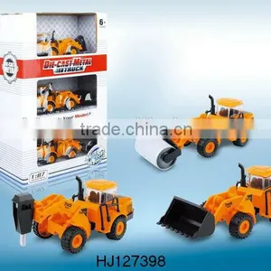 Pull Back Metal Truck Model Toy, Alloy Pull Back Shop Truck Toy for Gift Toy 3pcs/box thumbnail-1