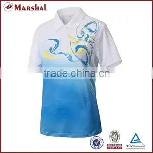 Badminton Sports Jersey New Model Cheap Women Colorful Polo Shirt Designs thumbnail-6