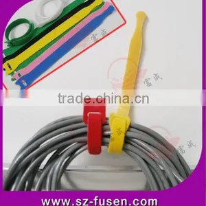 Blcak Hook and Loop Back to Back Cable Tie Magic Tape thumbnail-1