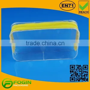Clear Water Resistant EVA Bag With Zipper Factory From China thumbnail-1