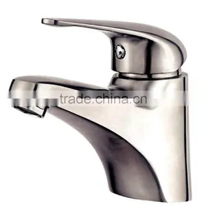 Nickle Color Simple Modern Design High Quality Wash Basin Mixer Tap thumbnail-5