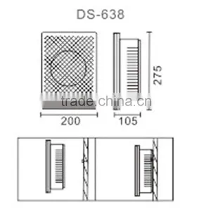 Indoor Wall Installation Speakers, Wall Mount Speaker thumbnail-4