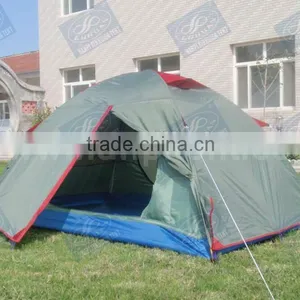 Big Family Camping Tent For 4 Person - Buy Outdoor Camping Tent,Family Cabin Tent,Europe Canvas Camping Tent thumbnail-1