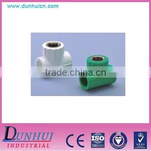ISO9001 High Technology PP-R Pipe Fittings Female and Male Tee thumbnail-1