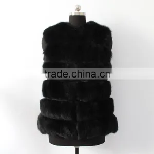 Hot Sale Pretty Good Clothing Brand Showmefur Fox Fur Vest thumbnail-4