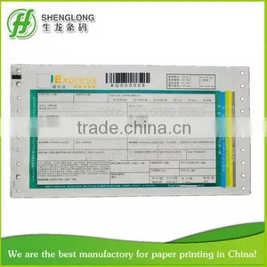 (PHOTO)FREE SAMPLE,Delivery Schedule,5-ply,back Gum,removable,barcode,express Waybill thumbnail-1