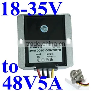 dc Voltage Regulator 18-35V 32V 24V Step up to 48V 5A 240W Boost Converter Power Supply Module Waterproof for Bus LED thumbnail-1