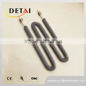Finned Air Tubular Heater Finned Tube Heating Element thumbnail-1