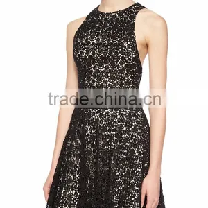 Women Top 2015 OEM Fashion Latest Sleeveless Racerback Lace Crop Top SYA15369 thumbnail-1