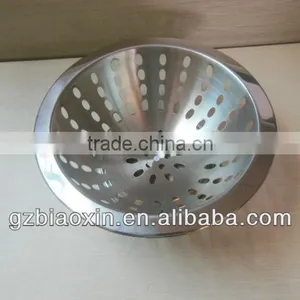 Hot Sale Stainless Steel Colorful Fruit Basket With Handle Sstainless Steel Fruit Bowl With Standing, Metal Leaking Bowl thumbnail-2