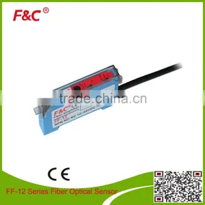 FF-12P PNP General Purpose Fiber Optic Amplifier and Fiber Optic Sensor for Glass Test thumbnail-1