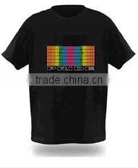 Hot Sale Sound Activated El T-shirt thumbnail-1