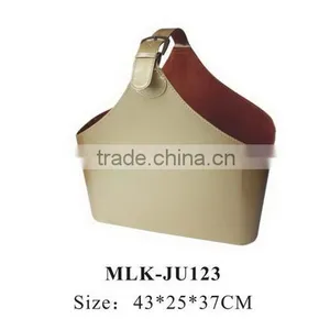 Top Grade Factory Direct Hot Sell Fashion Leather Storage Basket thumbnail-1