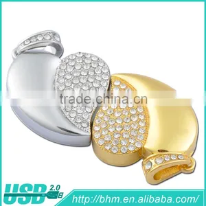 High-end Crystal Heart Shape Usb Stick Bulk Usb Flash Drives thumbnail-3
