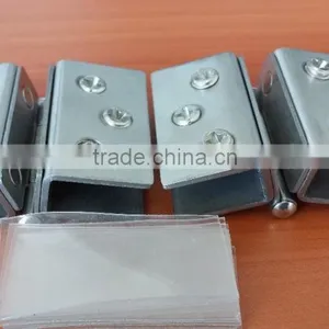 HJ-068 Best Price 10cm Square Stainless Steel Double Hinge China Supplier Glass Hinge thumbnail-4