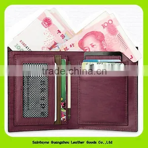 15640 Factory Fashion Short Wallet Leather Rfid Blocking Men Wallet thumbnail-1