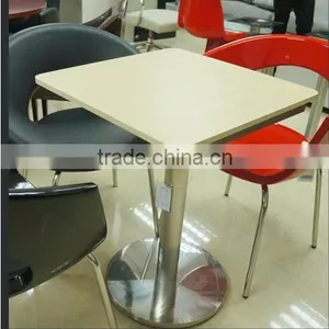 Acrylic Soid Surface Restaurant Dining Tables , Marble KFC Table Tops,Coffe Table thumbnail-4