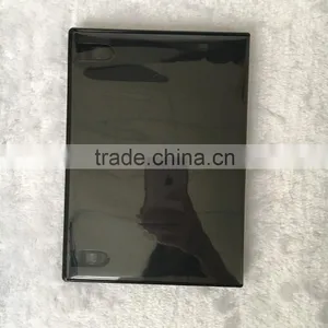 14mm Standard Plastic Glossy Black Cover Long DVD Case for One Disk thumbnail-4