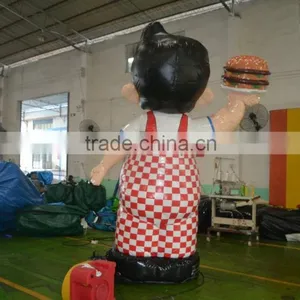 SUNJOY 2016 Hot-selling Inflatable Cartoon Characters Advertisement Cartoon for Restaurant thumbnail-4
