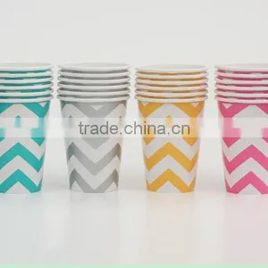 Wave Wholesale Party Disposable Paper Cup Cheap Beverage Paper Cup thumbnail-1