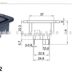 Male Vertical Power Socket,DC Adapter Plug,Male DC Power Connector thumbnail-6