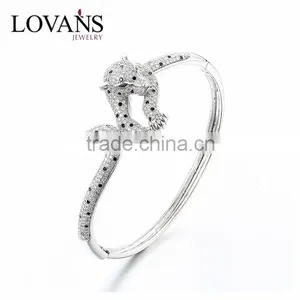 925 Sterling Silver Bangle Bracelet Bangle Stand Designs High Quality Jewelry Sbg384W thumbnail-2
