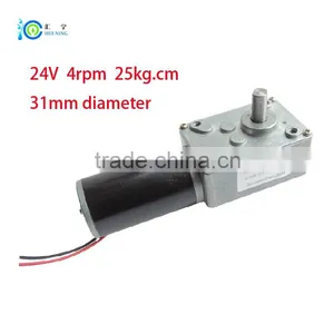 2016 Bldc 24v 4rpm 25kg.cm High-torque for Dc Electric Worm Motor With Gearbox And Different Speed, Gear Reducer thumbnail-1