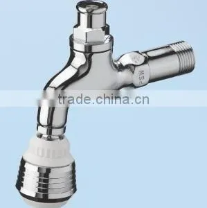 High Quality Taiwan Made Brass Wall Key Mounted Faucet Tap thumbnail-1