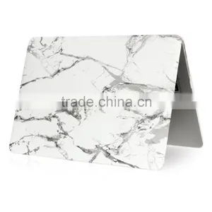 White+Gold Rubberized Hard PC Marble Case for MacBook 13 Inch thumbnail-3