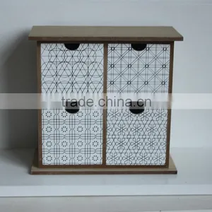 Wooden Grain Decoration Wood Drawer thumbnail-1