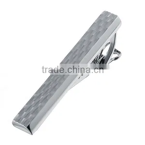 Top Quality Classic Design Pretty Rhodium Tie Clip With Custom Logo thumbnail-3