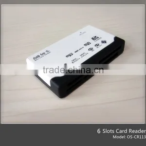 USB 2.0 Multi 6 Slots Card Reader Sim Card Reader(OS-CR113) thumbnail-3