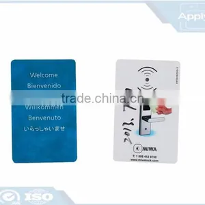 China Top Ten Hot Product Hotel Smart Card / Hotel Key Card With Serial Number for Door Lock System thumbnail-1