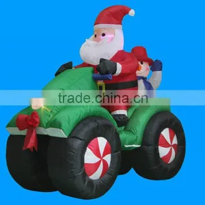 Motor Inflatable Christmas Santa thumbnail-3
