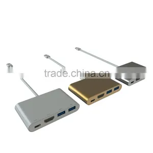 USB 3.1 Type C to VGA Adapter and USB 3.0 Type c Female Adapter thumbnail-1