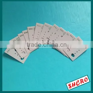 Pink Pvc Card for Earrings Fackaging With Back Carved thumbnail-1