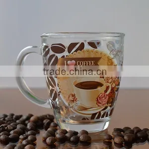 Glass Mug for Coffee Drinking Glass Mug for Christamas thumbnail-1