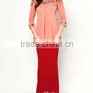 OEM Supply China Red Skirt Wholesale Price Muslim Dress thumbnail-2