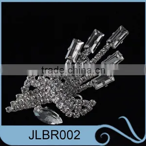 Most Charming Rhinestone Crystal Brooch for Decoration in Yiwu thumbnail-1