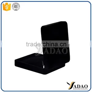 Customized Handmade Black Flocking Ring Box Custom Packaging thumbnail-2