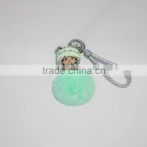 2015 Wholesale Fashion Colorful Fur Little Girl Chain thumbnail-4