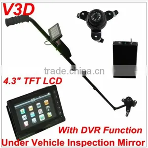 Police Use DVR Function Under Car Inspection Camera/under Vehicle Inspection Mirror V3D thumbnail-1