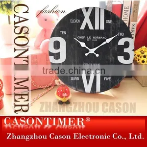 Cason Interior Decoration Wooden Wall Clock thumbnail-1