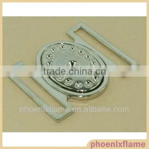 Special Metal Belt Buckle With Eye Logo thumbnail-1