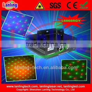 150mW Romantic Star Burst 3W RGB LED Laser thumbnail-1