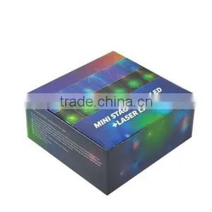 L6408RRGG Mini Laser Light 300mW RGRG 8gobos and 3W Blue LED Light With Remote Control thumbnail-6