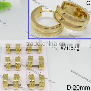Wholesale Fashion Powell Gold Plated Stud Earring thumbnail-3