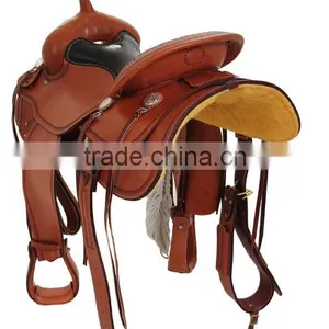 2016 Custom Trail Saddle - New 16 Cowboy Rough Out Ranch Training Work thumbnail-1