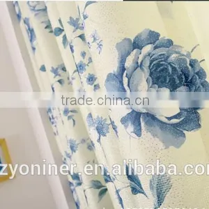 2015 Hot Sale Printed Designed No. 05 Window Curtains, Made- up Black Out Fabric in Home or Hotel thumbnail-3
