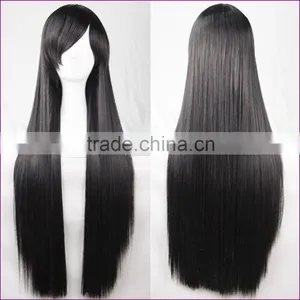 100 Cm Harajuku Anime Cosplay Wigs Young Long Straight Synthetic Hair Wig Bangs Blonde Costume Party Wigs For Women 22 Colors thumbnail-2